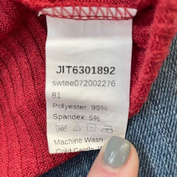 SHEIN Ribbed Crop Top Small - Picture 6 of 6